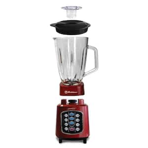 Kitchen Magic Collection 50 oz. 10-Speed Red Easy Touch Blender