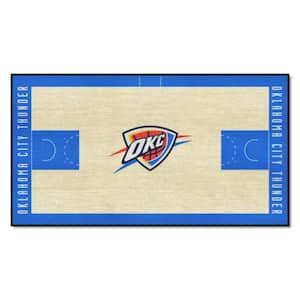 Oklahoma City Thunder 2 ft. x 4 ft. NBA Court Runner Rug