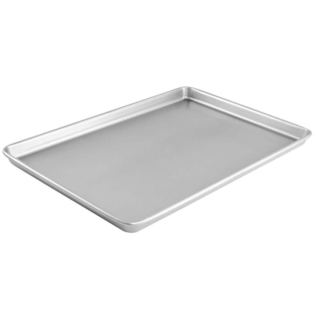 Silver 15 x 10 Inch Nonstick Carbon Steel Cookie Sheet