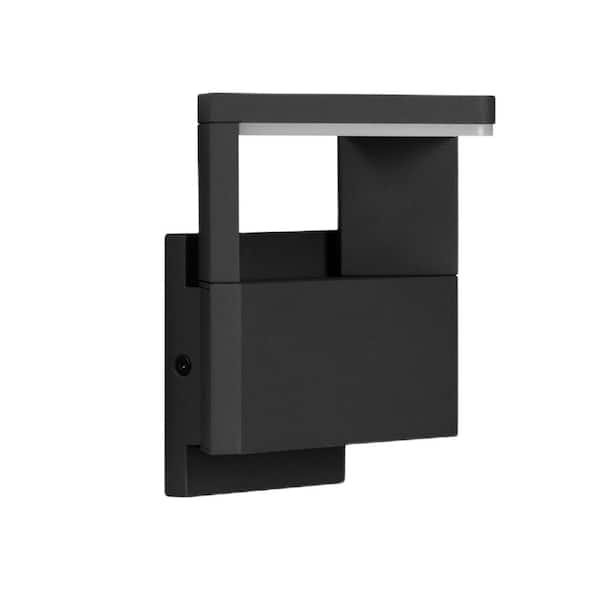 EKIEUDL Low Voltage Dark Gray Hardwired Integrated LED Waterproof Outdoor Path Light Wall Light (1-Pack)