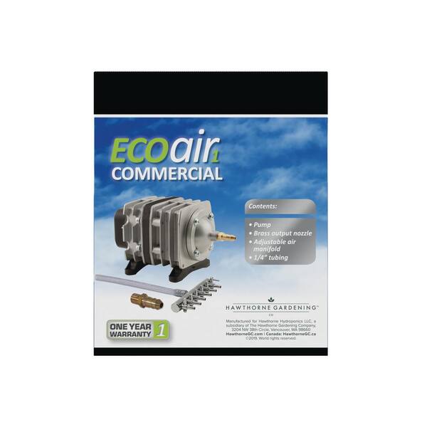 ECOPLUS Air 1 Commercial 18W Single Outlet Air Pump with 793 GPH