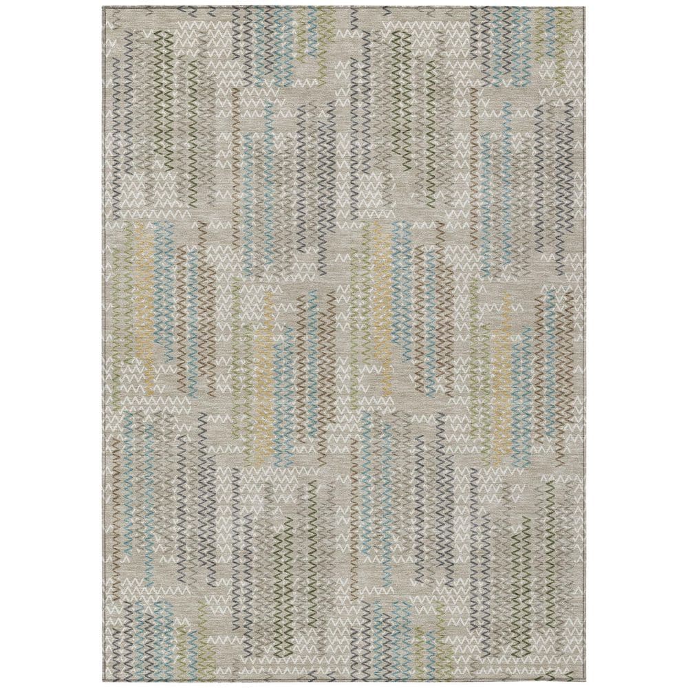 Chantille Machine Washable Indoor/Outdoor Abstract ACN2980 Beige 10 ft. x 14 ft. Area Rug price history on PriceWatchPro