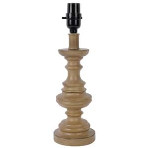 Mix and Match 13.5 in. Faux Wood Accent Table Lamp
