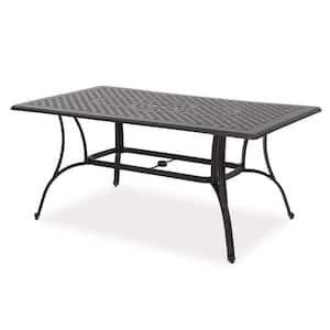 Alfresco Bronze Rectangular Aluminum Outdoor Dining Table
