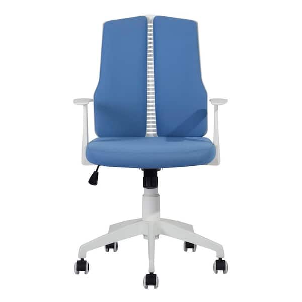 Spaco Blue Writing Desk Chair with Breathable Mesh Back