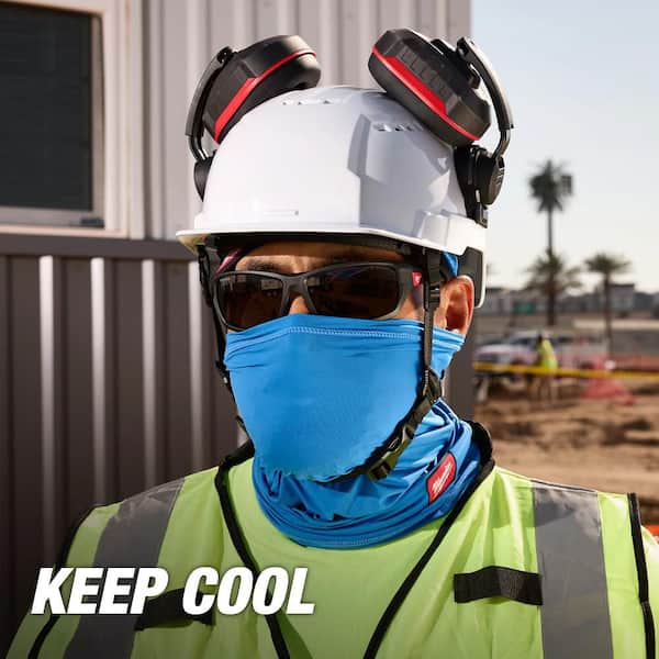 Milwaukee Cooling Neck Gaiter 48-73-9117 - The Home Depot Milwaukee Cooling Neck Gaiter 48-73-9117 - The Home Depot