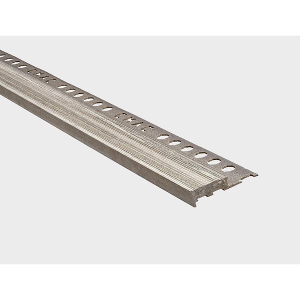 EMAC Novopeldano MaxiSoho Dakar Grey vintage 1/2 in. x 98-1/2 in. Composite Maxi, Stair Nosing Trim