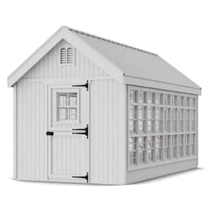 Colonial Gable 8 ft. x 16 ft. Wood Greenhouse Panelized Kit with Operable Windows (128 sq. ft. )