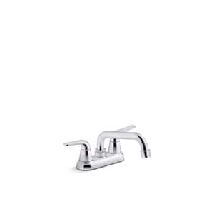 Jolt 2-Handle Utility Sink Faucet in Polished Chrome