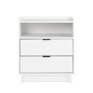 Prepac Rustic Ridge White 2-Drawer 18.75 in. x 24.5 in. x 16.25 in ...