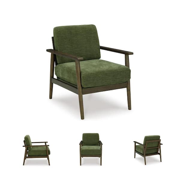 Signature DESIGN BY ASHLEY Bixler Green/Brown Polyester Showood