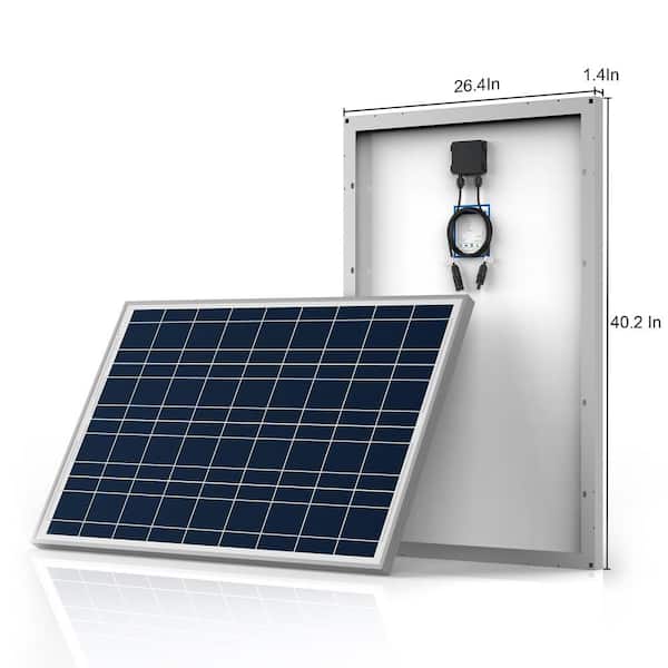 ACOPower 200-Watt Polycrystalline OffGrid Solar Power Kit with 2 x 100-Watt Solar  Panel, 30 Amp MPPT Charge Controller SPKP-200W30A - The Home Depot