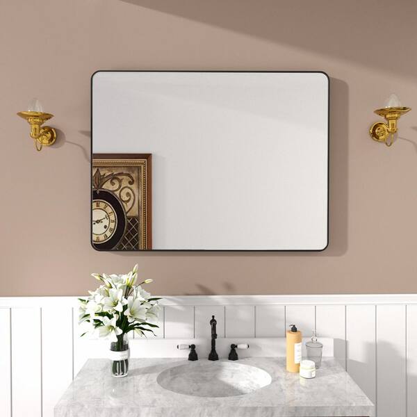 Hermitage Bath Cosy 48 in. W x 36 in. H Rectangular Framed Wall ...