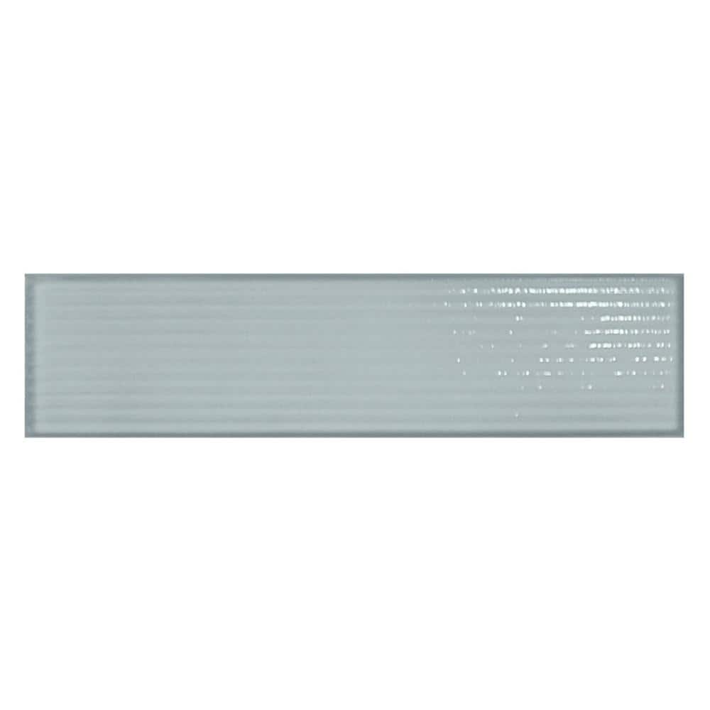 Stacy Garcia Olimar Grooved Azure 3.93 in. x 0.39 in. Polished Porcelain Wall Tile Sample price history on PriceWatchPro