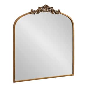 Arendahl 28.00 in. W x 30.00 in. H Gold Arch Traditional Framed Decorative Wall Mirror