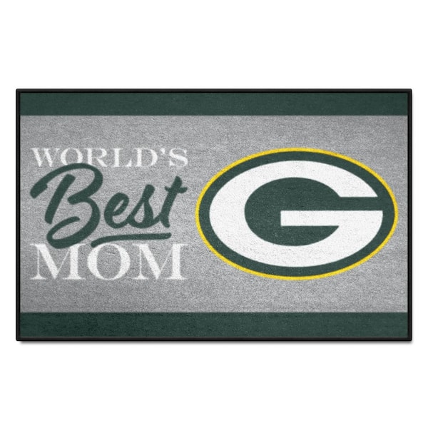 Team Sports America Green Bay Packers Digital Rectangle Wall at