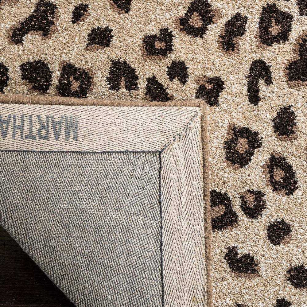Hand-Tufted Round Gray Wool & Viscose 30" Area Rug