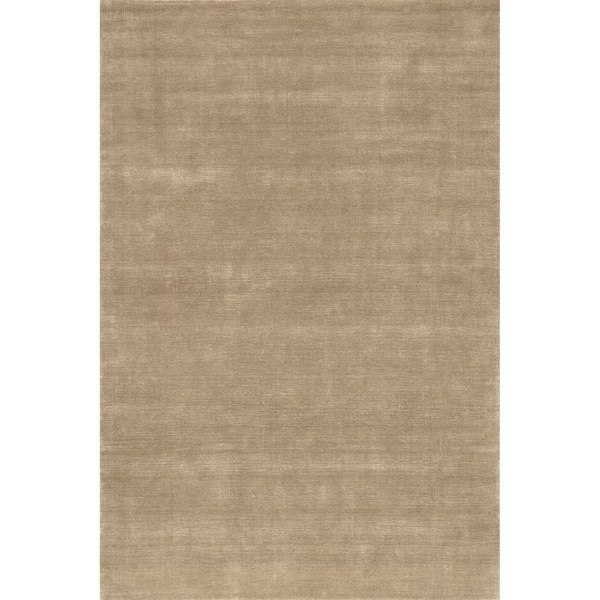 Arrel Speckled Wool-Blend Fawn 8 ft. x 10 ft. Area Rug