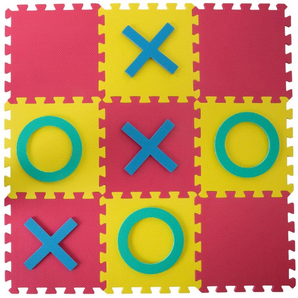 Mosaic Tic Tac Toe - get 3 or 4 in a row - with base & cover