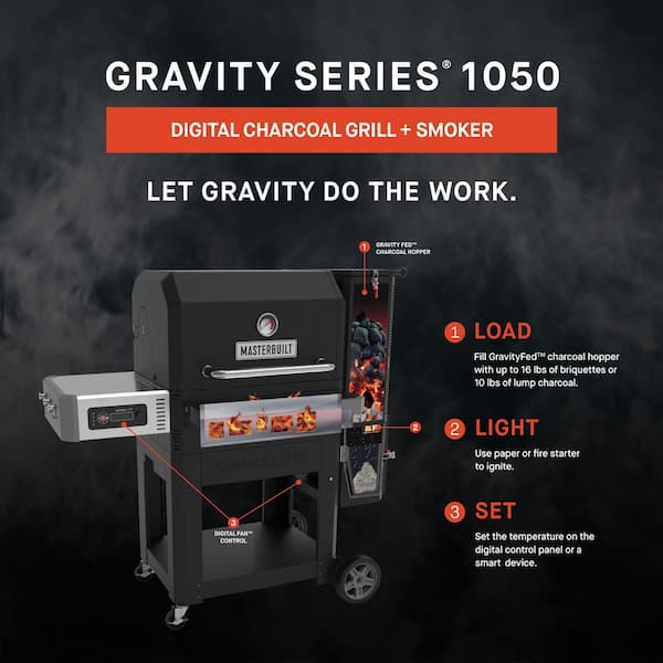 Masterbuilt® Gravity Series™ 560 Digital Charcoal Grill + Smoker