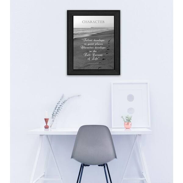 Unbranded 19 in. x 15 in. "Character" by Trendy Decor 4U Printed Framed Wall Art