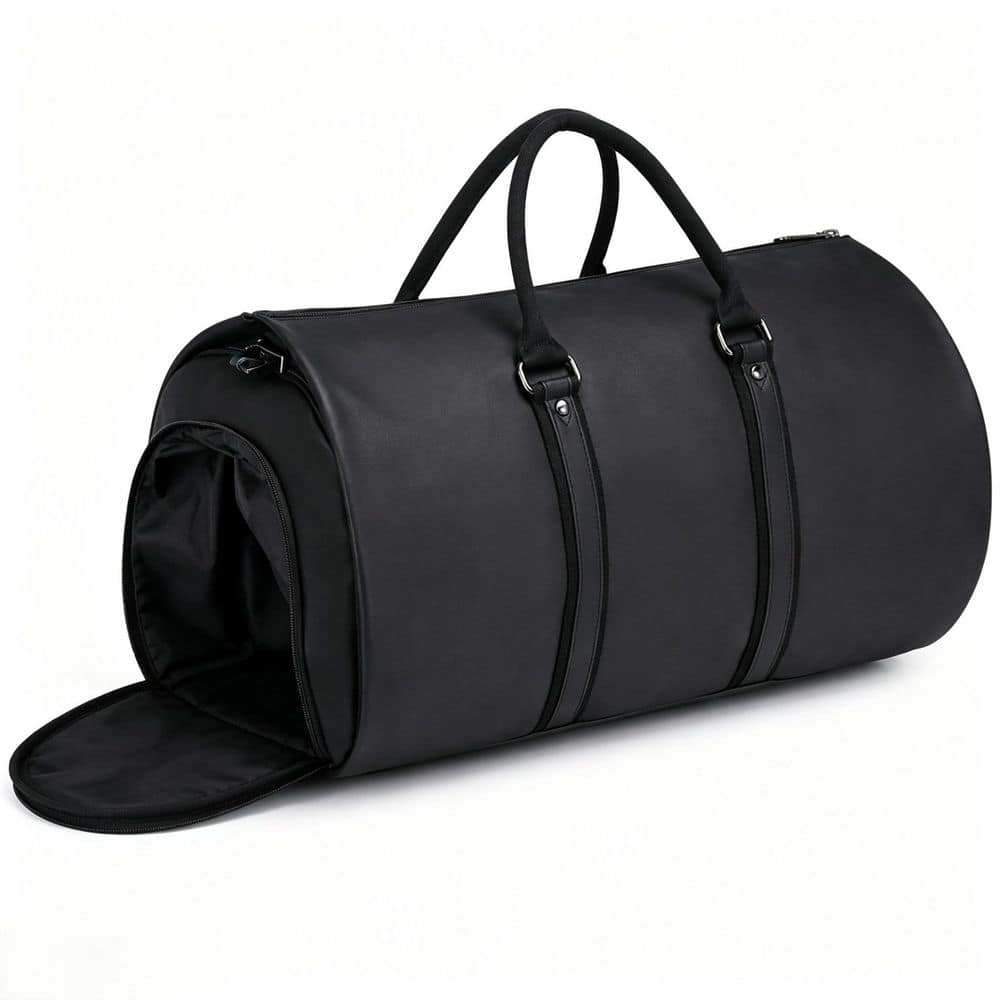 Numhew Black Convertible Travel Garment Bag, Carry on Garment