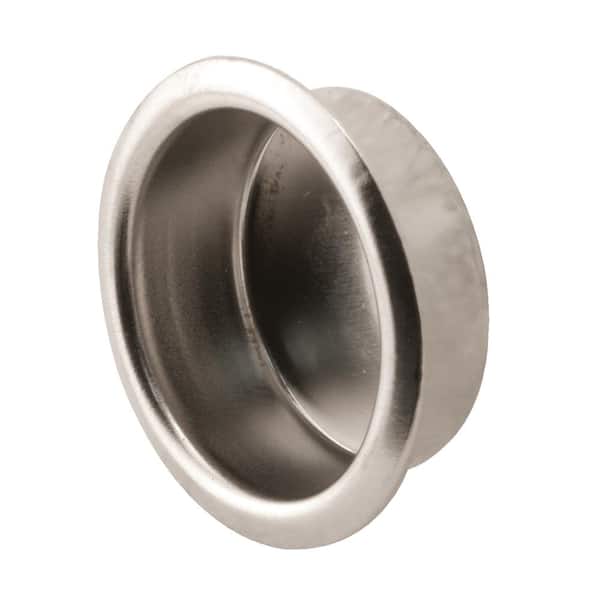 3/4 in. Satin Nickel, Closet Door Finger Pull (4-pack)
