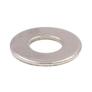 1/4 in. x 5/8 in. O.D. Stainless Steel Grade 18-8 SAE Flat Washers (25-Pack)