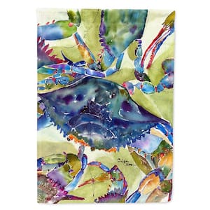 28 in. x 40 in. Polyester Crab All Over Flag Canvas House Size 2-Sided Heavyweight