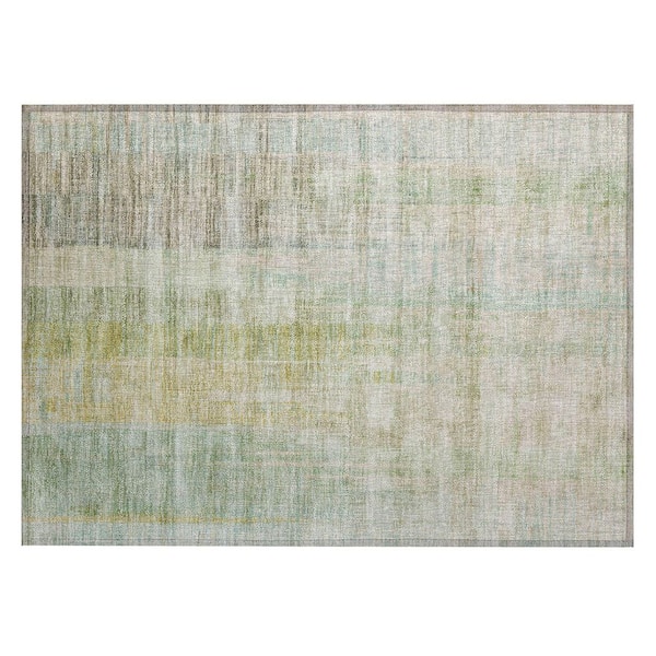 Addison Rugs Chantille Machine Washable Indoor/Outdoor Abstract ACN2153 Linen 1 ft. 8 in. x 2 ft. 6 in. Accent Rug