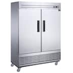 40.7 cu. ft. Auto-Defrost Commercial Upright Reach-in Freezer in Stainless Steel