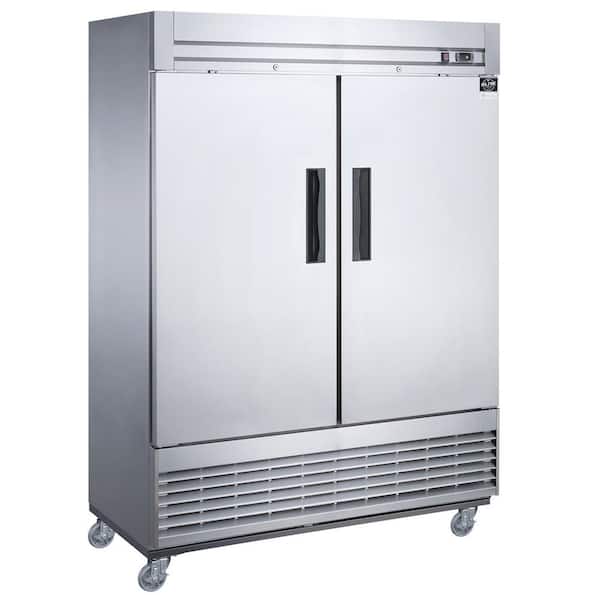 Elite Kitchen Supply 40.7 cu. ft. Commercial Upright Reach-in Refrigerator with 2 Doors in Stainless Steel