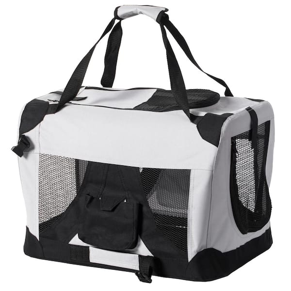 Dog and Cat Carrier Bag Grey & White Checker -  Finland