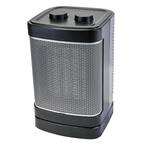 900/1500-Watt 10 In. Electric Indoor Portable Oscillating Fan-Forced Ceramic Space Heater with Tip-Over Safety Switch
