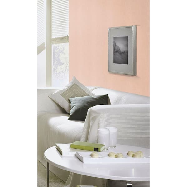 Walls Republic Pink Plain Washed Concreted Effect Wallpaper R7871 (57 sq. ft.) Double Roll