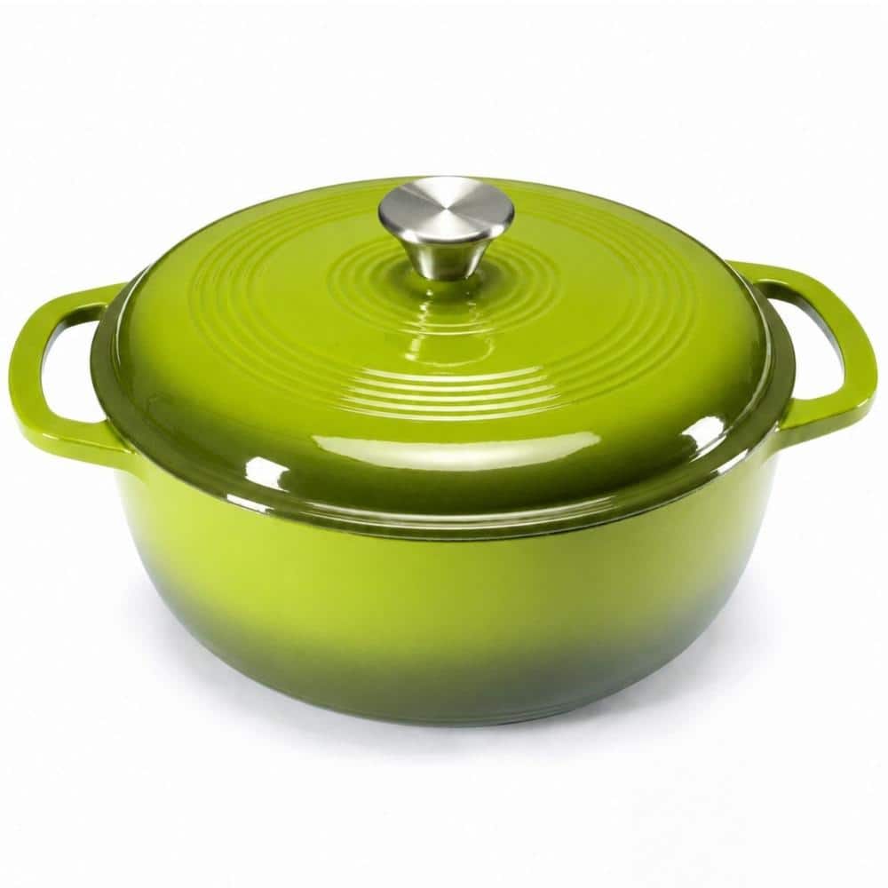 6 Quart Enamel Cast Iron Dutch Oven with Moisture-Sealing Lid and Dual Handles for Bread Baking Braising, Oven Safe price history on PriceWatchPro