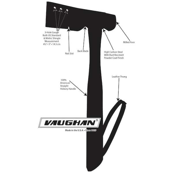 14 oz. Steel Shingler's Hatchet with 13 in. Hickory Handle 14 oz. Steel Shingler's Hatchet with 13 in. Hickory Handle
