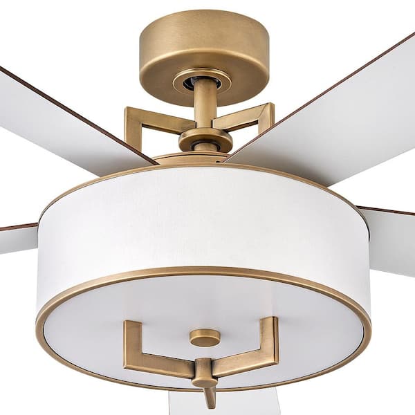HINKLEY Hampton 56 in. Integrated LED Indoor Heritage Brass