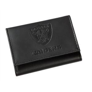 Oakland Raiders NFL Leather Tri-Fold Wallet