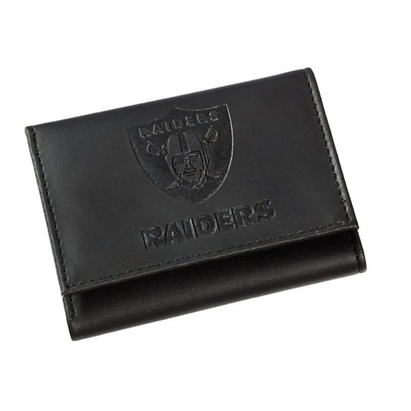 Team Sports America Oakland Raiders NFL Leather Tri-Fold Wallet