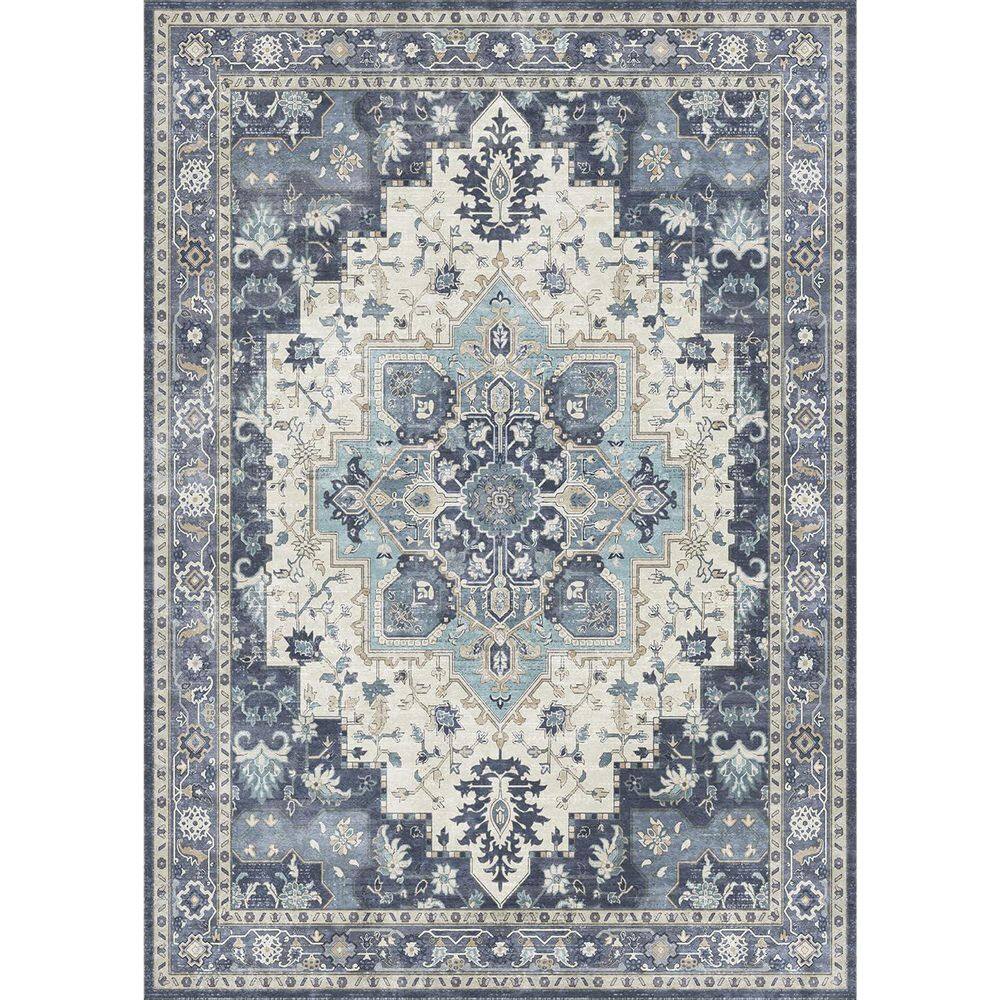 Medallion Navy Blue 9 ft. x 12 ft. Persian Area Rug price history on PriceWatchPro