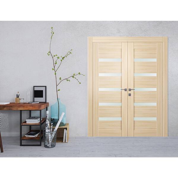 Belldinni Vona 07-04 60 in. x 84 in. Left Active 5-Lite Frosted 