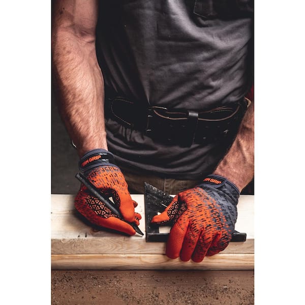 Gloves Leather Padded Palm Work For Mechanics Gardening Carpenter Plumber  DIY