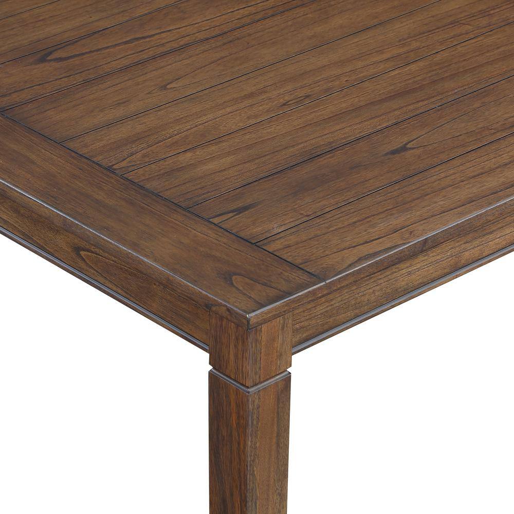 Westlake Brown Wood 5-Piece Counter Height Dining Set