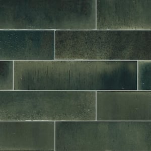 LuxeCraft Emerald 2 in. x 9 in. Glazed Porcelain Wall Tile (5.72 sq. ft./Case)