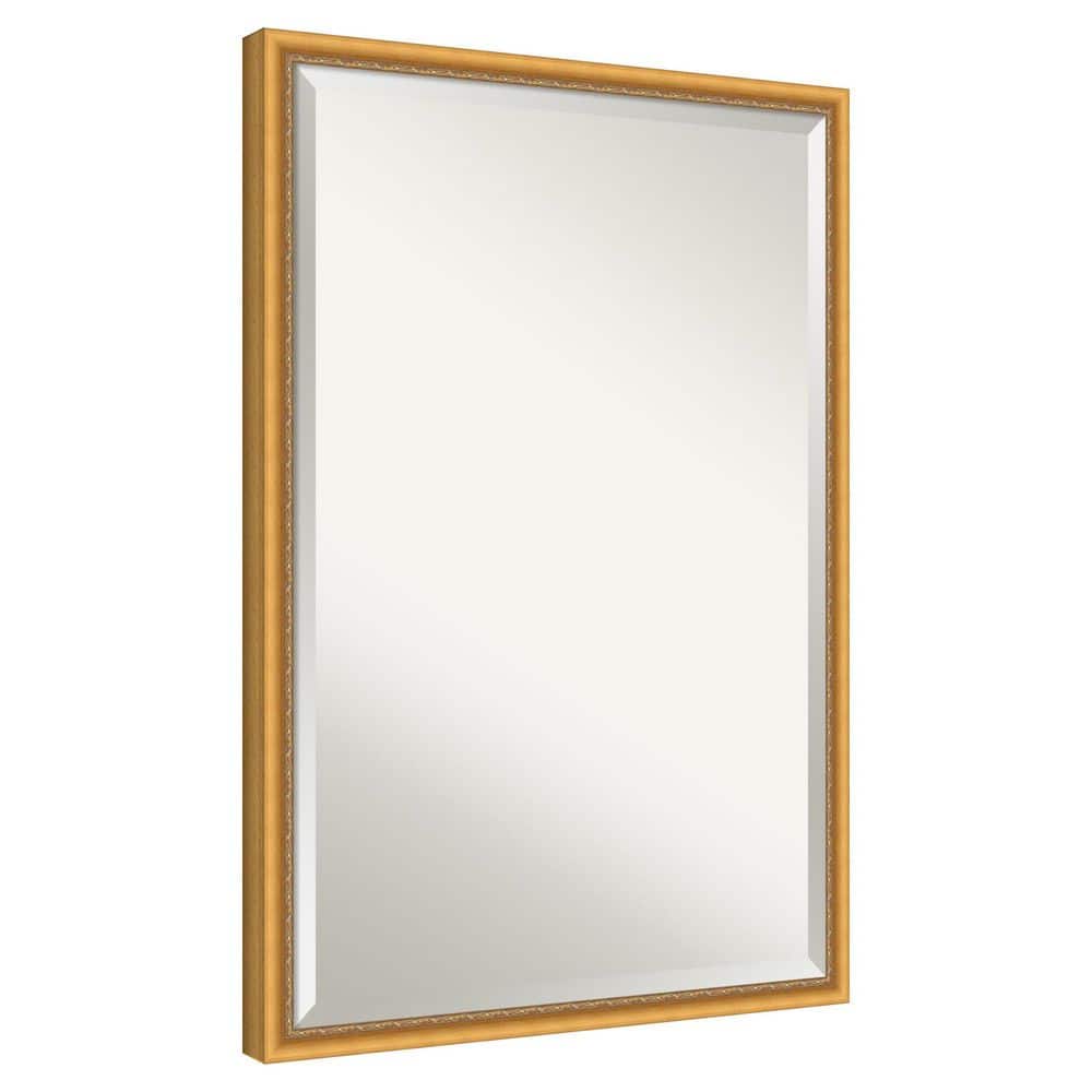 Belmont Rope Gold 26 in. x 38 in. Beveled Traditional Rectangle Wood Framed Wall Mirror price history on PriceWatchPro