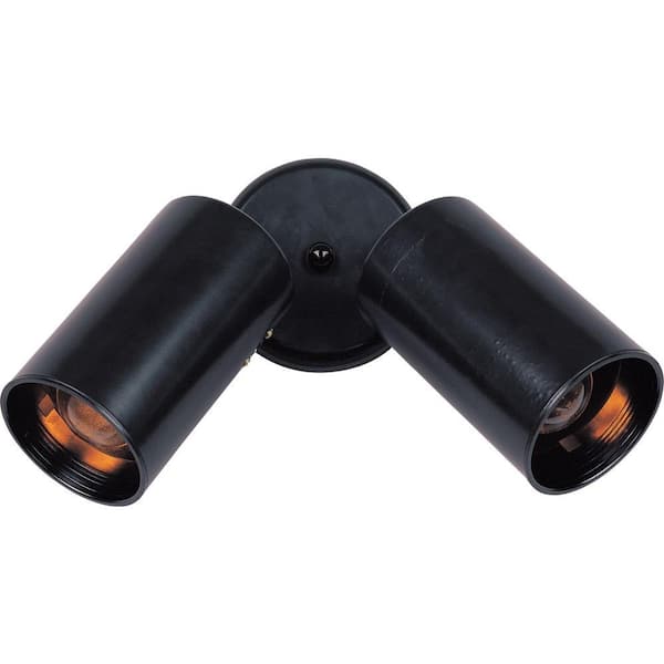 Maxim Lighting Spots 2-Light Black Flushmount