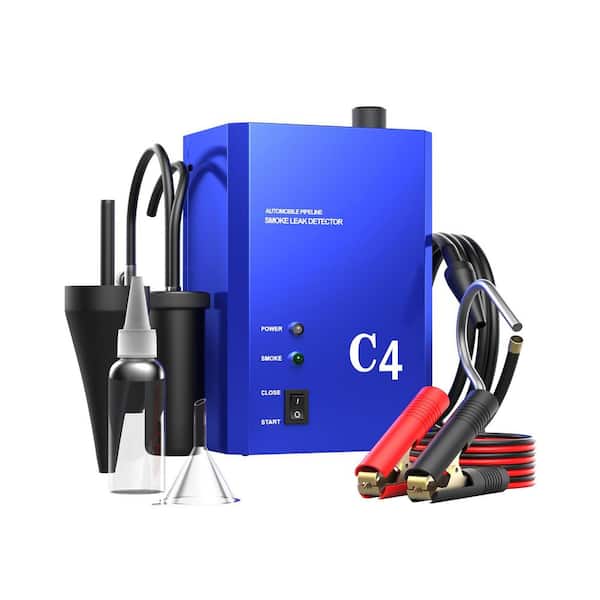 Automotive Smoke Leak Detector for 12V DC Vehicles, Built-in Air Pump, Tests Vacuum & Fuel Systems (Oil Not Included)