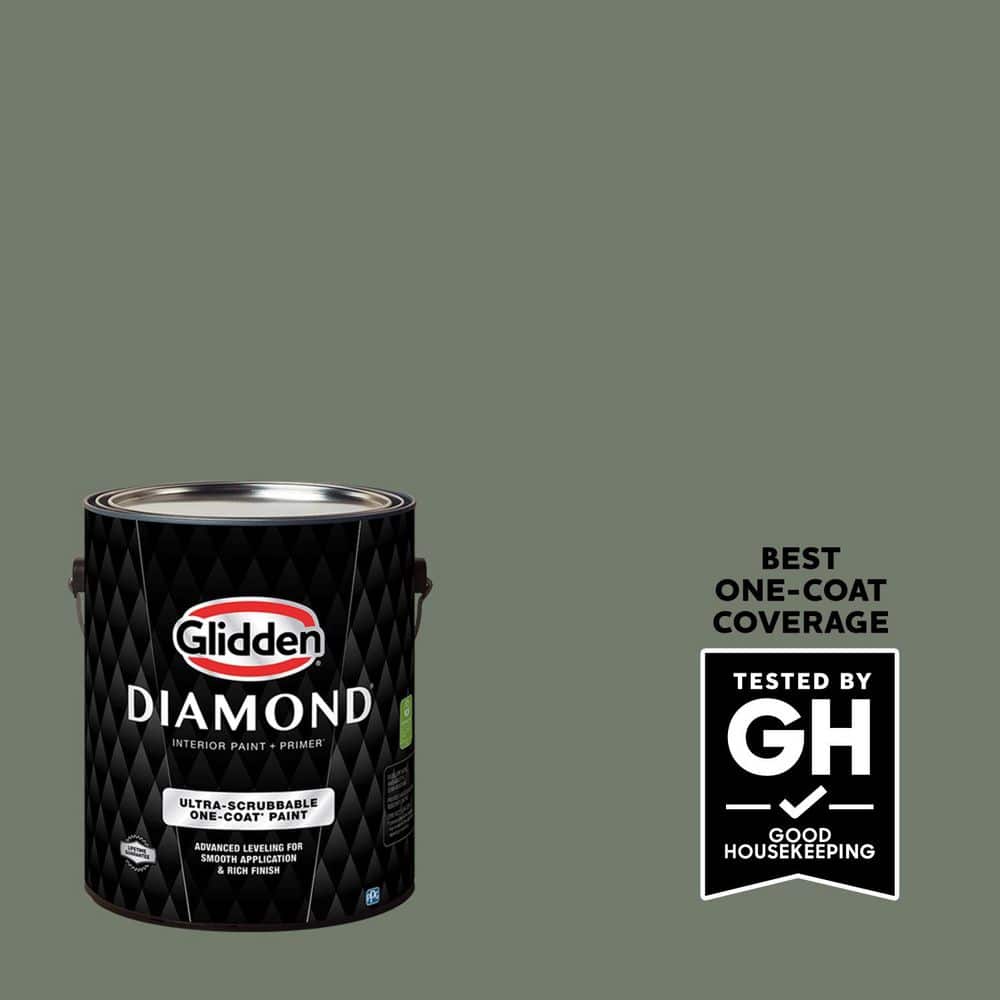 1 gal. PPG1128-6 Thyme Green Satin Interior Paint with Primer price history on PriceWatchPro