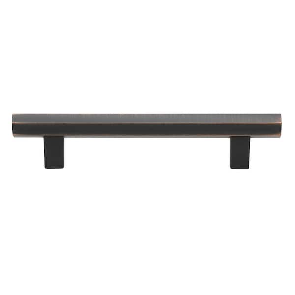 GlideRite 5 in. Screw Spacing Oil Rubbed Bronze Hexagon Cabinet Drawer Bar Pulls (10-Pack)